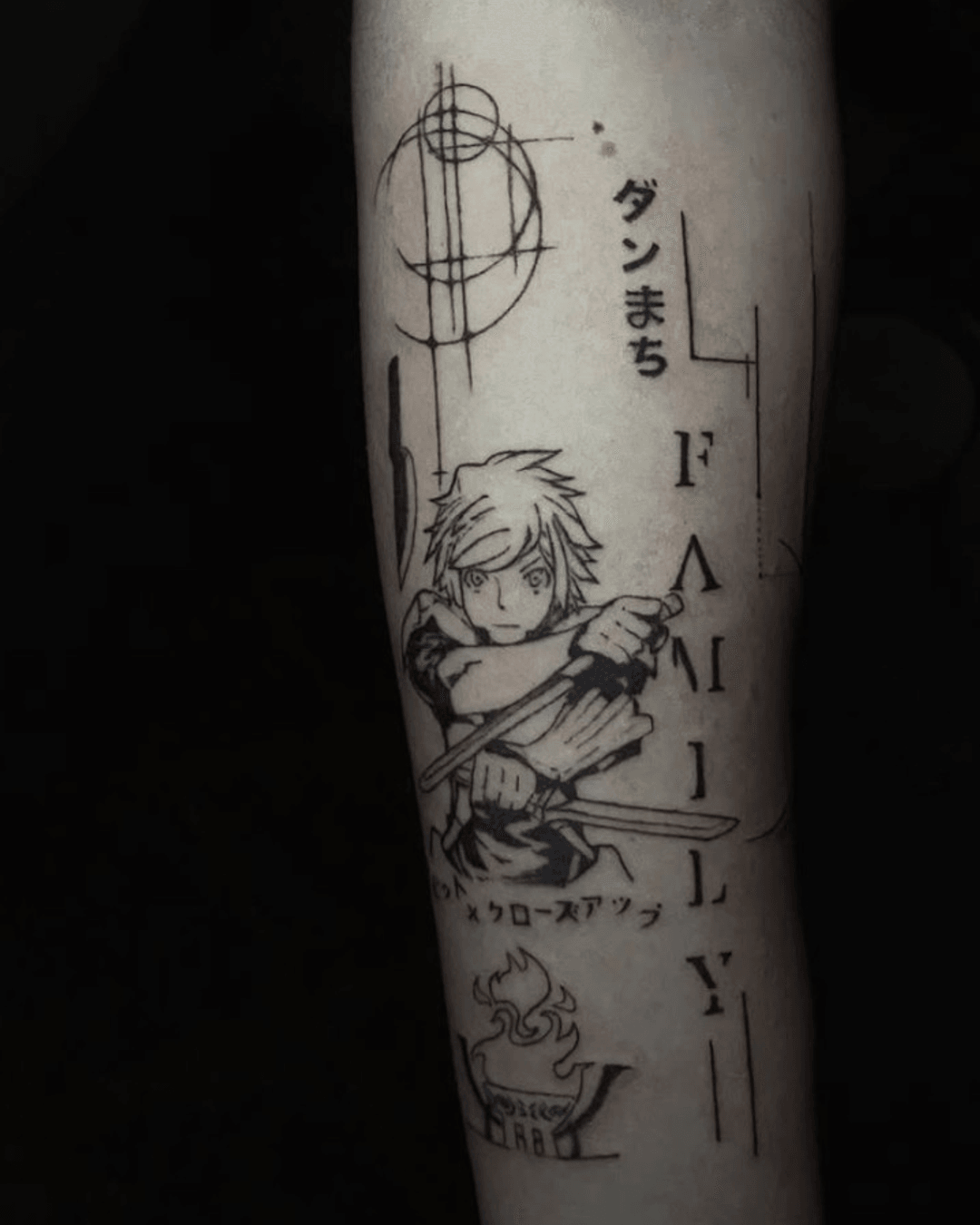 Anime collage с Bell Cranel и FAMILY на предмишница